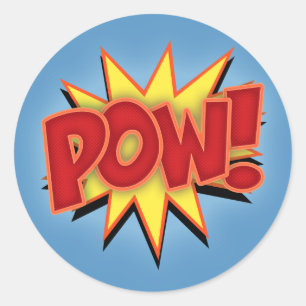 Pow! Ronde Sticker