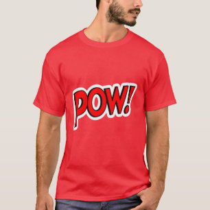 POW! Screwball Graphics Rood T-shirt