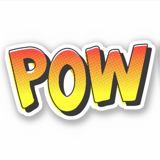 Pow Sticker (Voorkant)