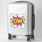 POW! stripboek stijl sticker (Koffer)