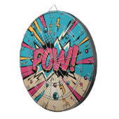 Pow stripverhaal dartbord (Voorkant Rechts)