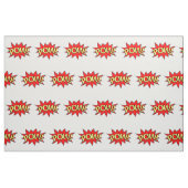 POW! - Superheld Comic Book Red/Yellow Bubble Stof (Fat Quarter)