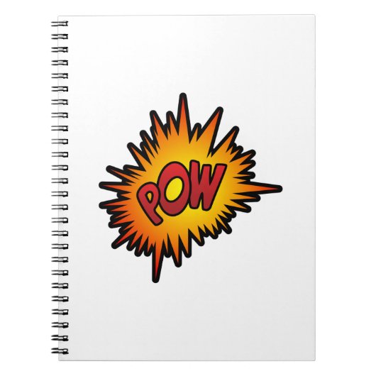 Pow Superheld Fight Notitieboek (Voorkant)