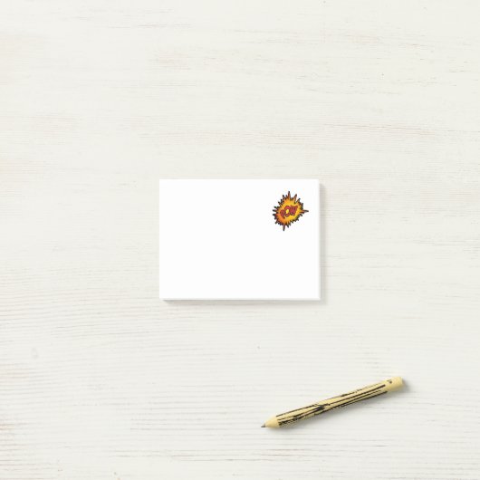 Pow Superheld Fight Post-it® Notes (Op bureau)