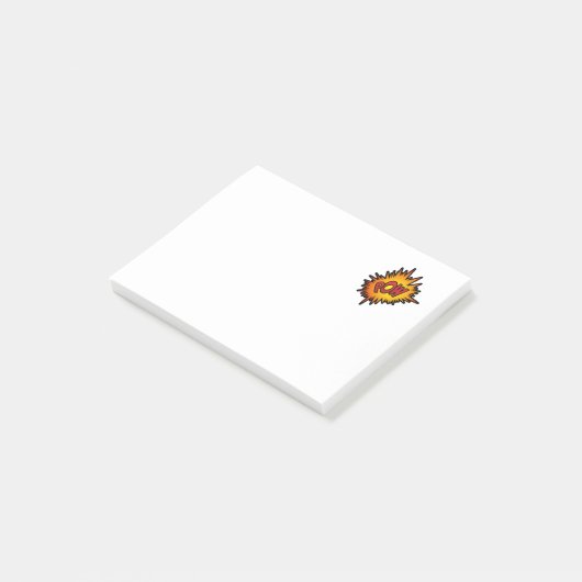 Pow Superheld Fight Post-it® Notes (Schuin)