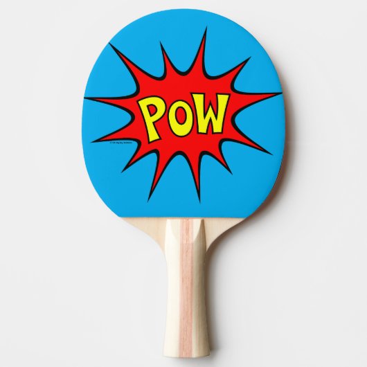 Pow! Tafeltennisbatje (Voorkant)