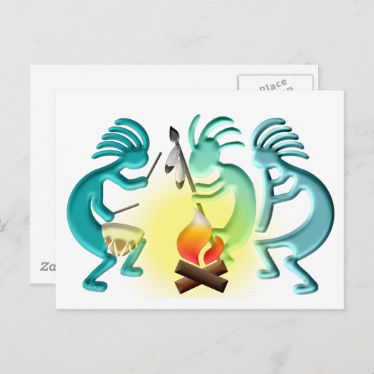 Pow Wow Briefkaart (Voorkant / Achterkant)