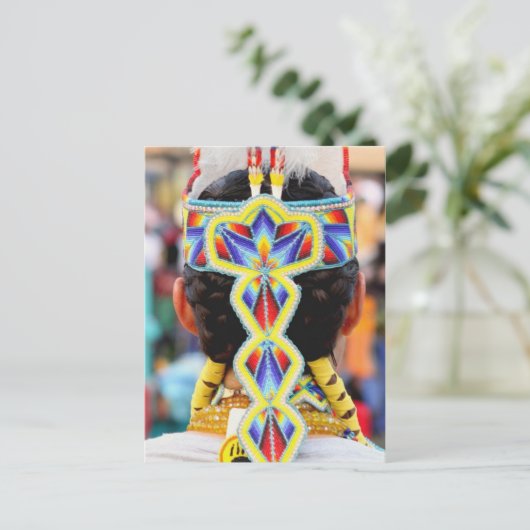 Pow Wow-pad Briefkaart (Staand voorkant)