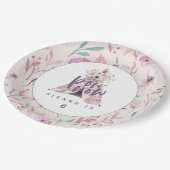 Pow wow the epee verjaardagsfeestje paper bord (Gekanteld)