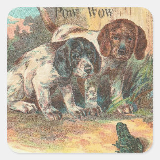 Pow Wow Vierkante Sticker