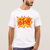 "Pow! Zap! Asemisch!" Mannen T-shirt (Voorkant)
