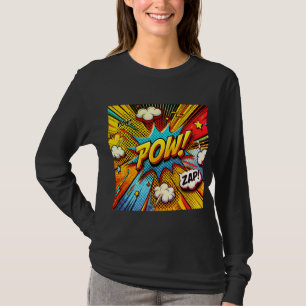 POW! ZAP! Comic Action Words – Leuk en gedurfd ont T-shirt
