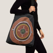 Powalawu Native American Sandschilderij Crossbody Tas (Dichtbij)