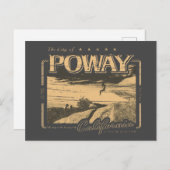 POWAY SAN DIEGO CALIFORNIË - AARDAPPEL CHIP ROCK BRIEFKAART (Voorkant / Achterkant)