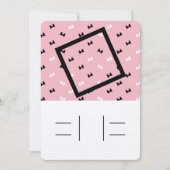 Powbogen-uitnodiging voor pooidop kaart (Voorkant)