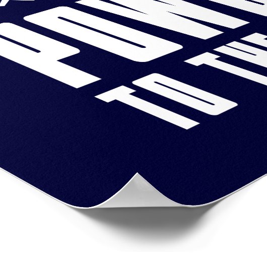 Powder aan het volk poster (Hoek)