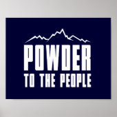 Powder aan het volk poster (Voorkant)