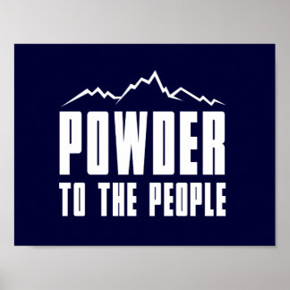 Powder aan het volk poster