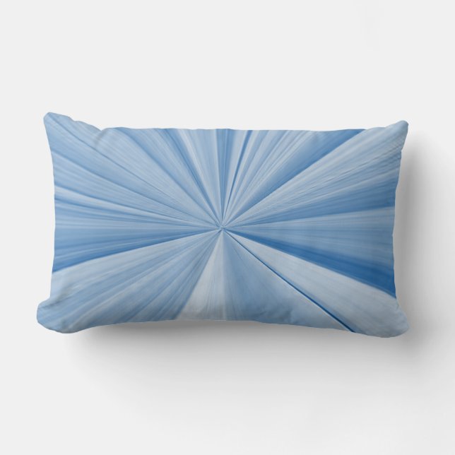 Powder and Royal Blue Knot Pillow Kussen (Voorkant)