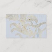 Powder Blue Balloons Visitekaartje (Achterkant)