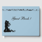 Powder Blue Black Accent Weddenschap Boek (Voorkant)