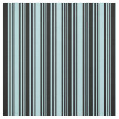 Powder Blue & Black Stripes Stof (Swatch)