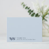 Powder Blue Branch - Hartelijk dank voor uw bureau Bedankkaart (Staand voorkant)