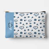 Powder Blue Cheer Hearts, Pom Poms, Megafone Etui (Voorkant)