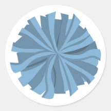 Powder Blue Cheerleader Pom