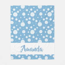 Powder Blue Chevron Volleyball Patroon