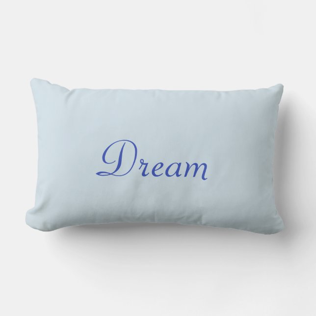 Powder blue Dream lumbar pillow Kussen (Voorkant)
