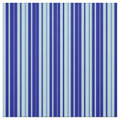 Powder Blue en Dark Blue Stripes Pattern Stof (Swatch)