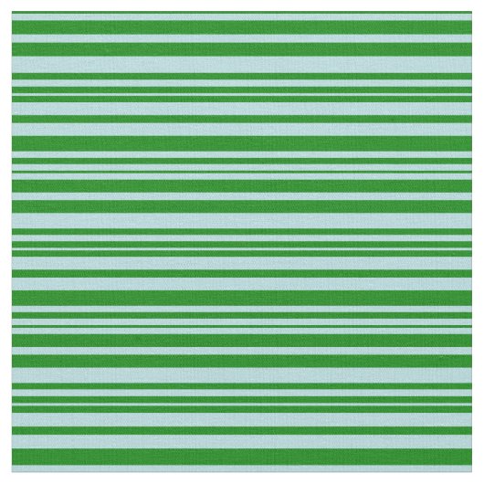 Powder Blue en Green Colored Stripes Stof (Close Up)