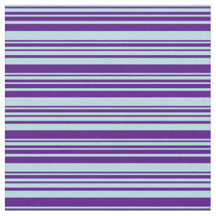 Powder Blue en indigokleurige lijnen Stof