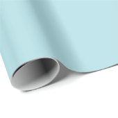 Powder Blue Matte Wrapping Paper Cadeaupapier (Rol Hoek)