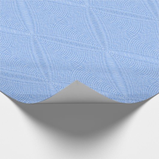 Powder Blue Patterned Wrapping Paper Cadeaupapier (Hoek)