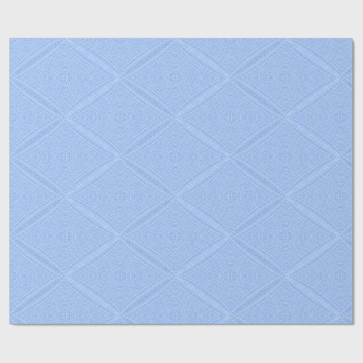 Powder Blue Patterned Wrapping Paper Cadeaupapier (Vlak)