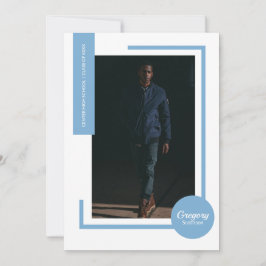 Powder Blue Photo Modern Photo Afstuderen