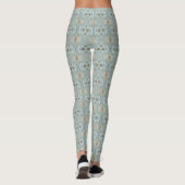 Powder Blue Poppy Mirror Leggings, Los Angeles Leggings (Achterkant)