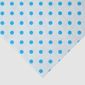 Powder Blue & Sky Blue Polka Dots Papier (Detail)
