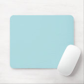 Powder Blue Solid Color Design (B0E0E6) Sjabloon Muismat (Met muis)