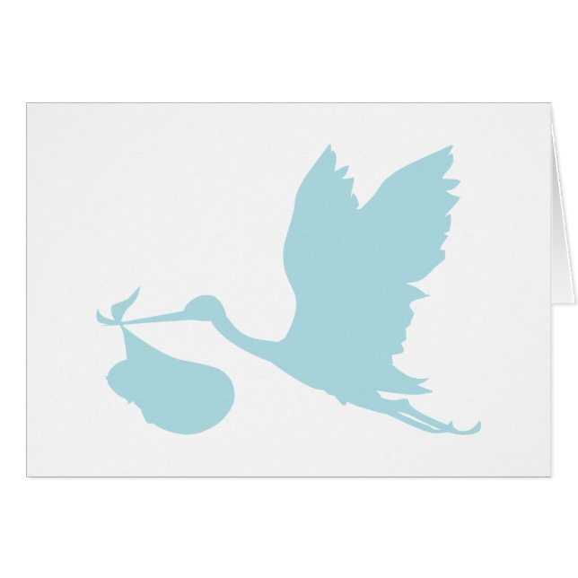 Powder Blue Stork (Voorkant Horizontaal)