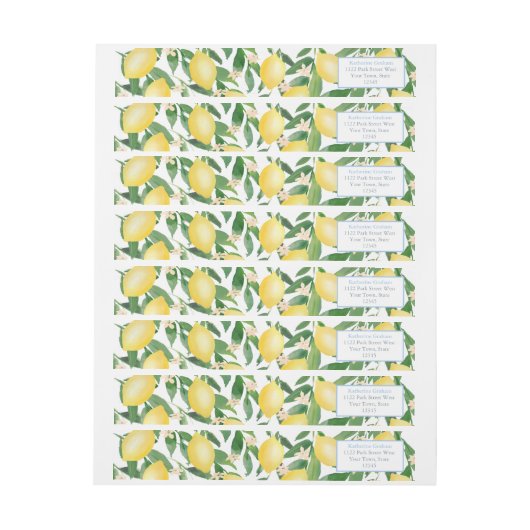 Powder Blue Sweet Baby Boy Citroenen Baby shower (Vel)