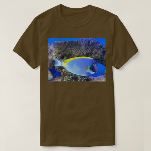 Powder Blue Tang Fish T-shirt (Design voorkant)