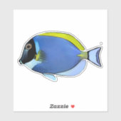 Powder Blue Tang sticker (Vel)