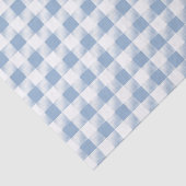 Powder Blue White Pset Patroon Tissuepapier (Detail)