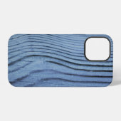 Powder Blue Wood Graan iPhone Hoesje (Achterkant horizontaal)