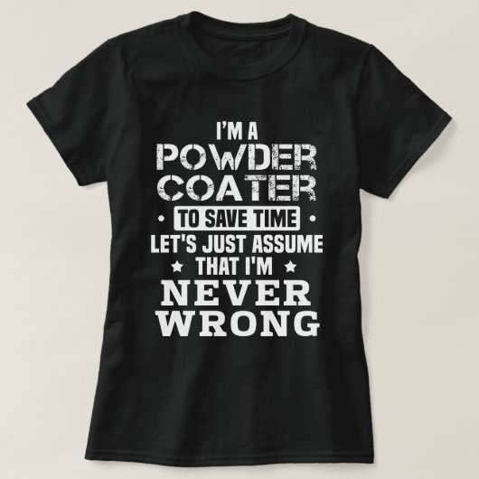 Powder Coater T-shirt (Design voorkant)