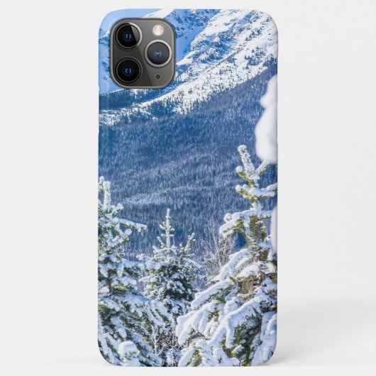 Powder Forest // Blue Snow Pet Mountain Case-Mate iPhone Case (Achterkant)