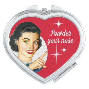 Powder je neus handtas spiegeltje